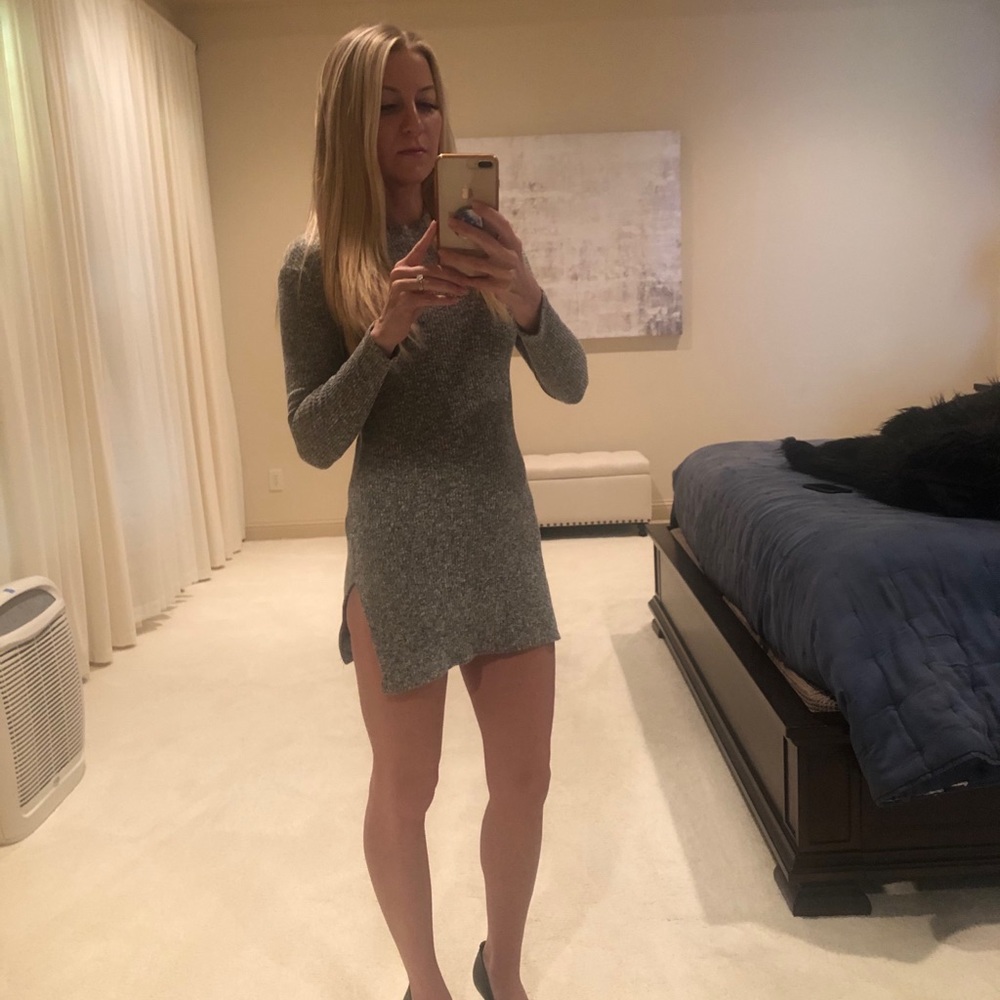 Mini sweater dress